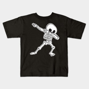 'Dabbing Skeleton' Awesome Costume Halloween Kids T-Shirt